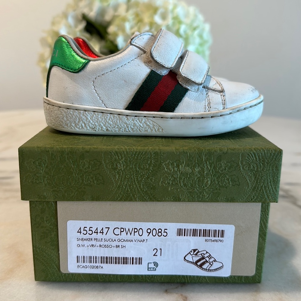 Gucci Ace Sneakers Size 21